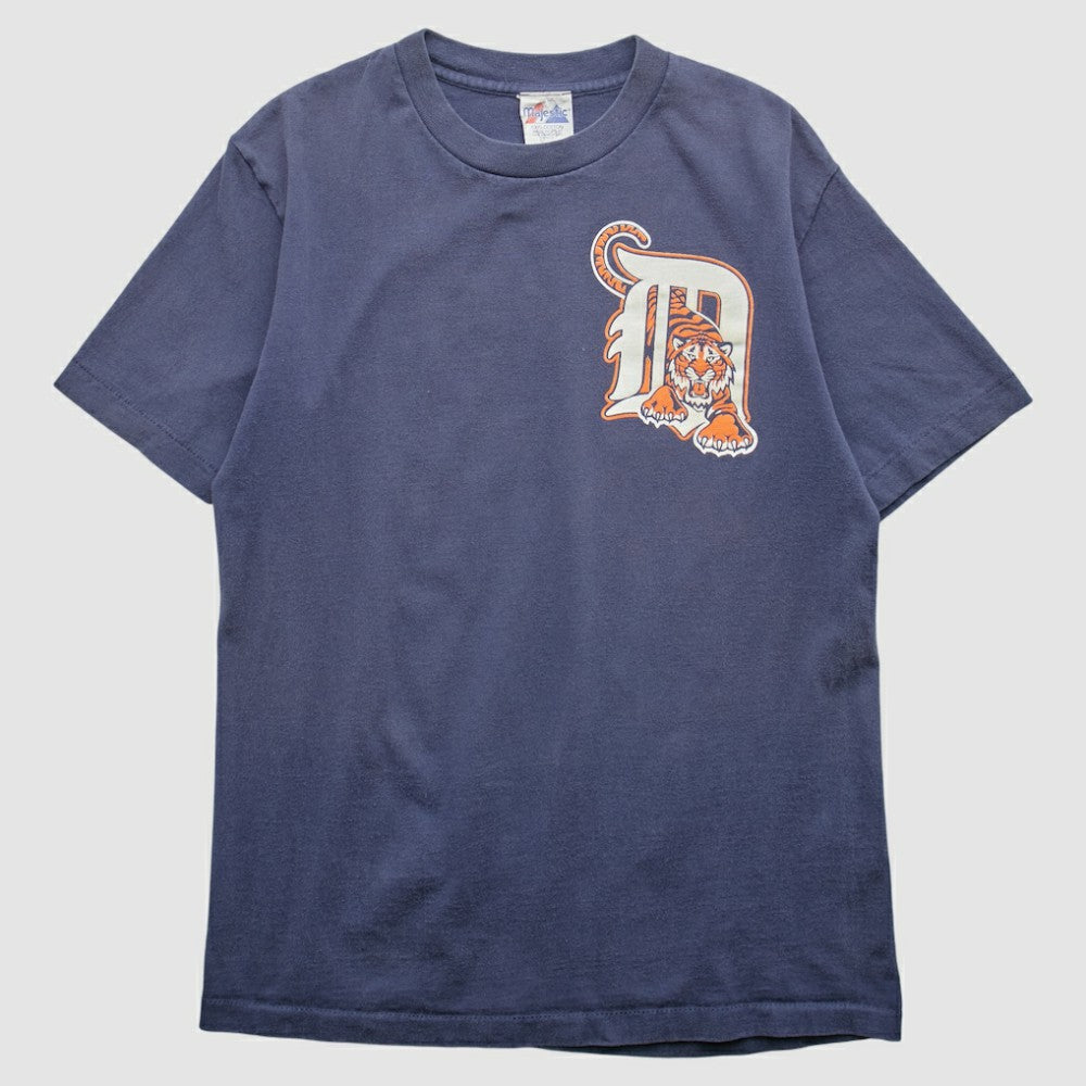 Detroit Tigers Majestic 2000s T-shirt - Navy - Vintage - Fanatics Sale