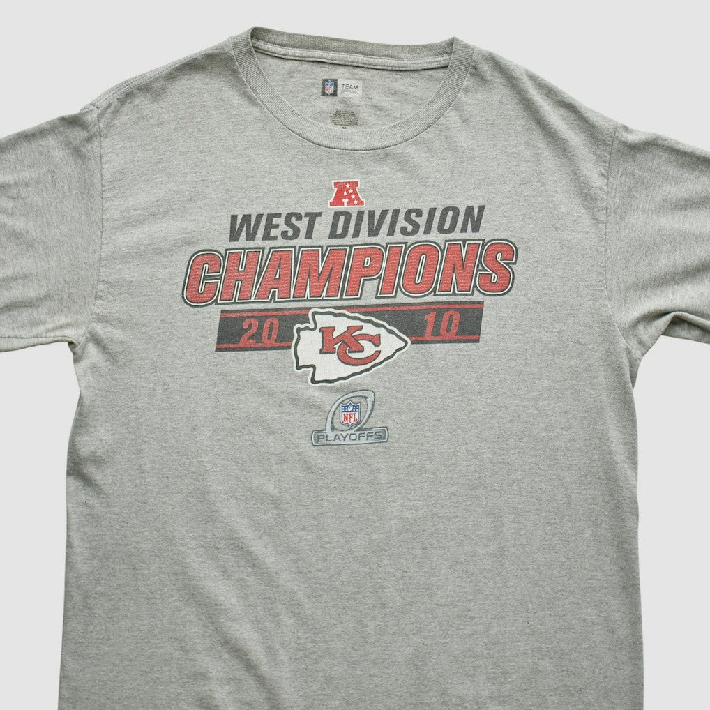Fanatics Kansas City Chiefs NFL 2010 Long Sleeve T-shirt Heather Gray Vintage