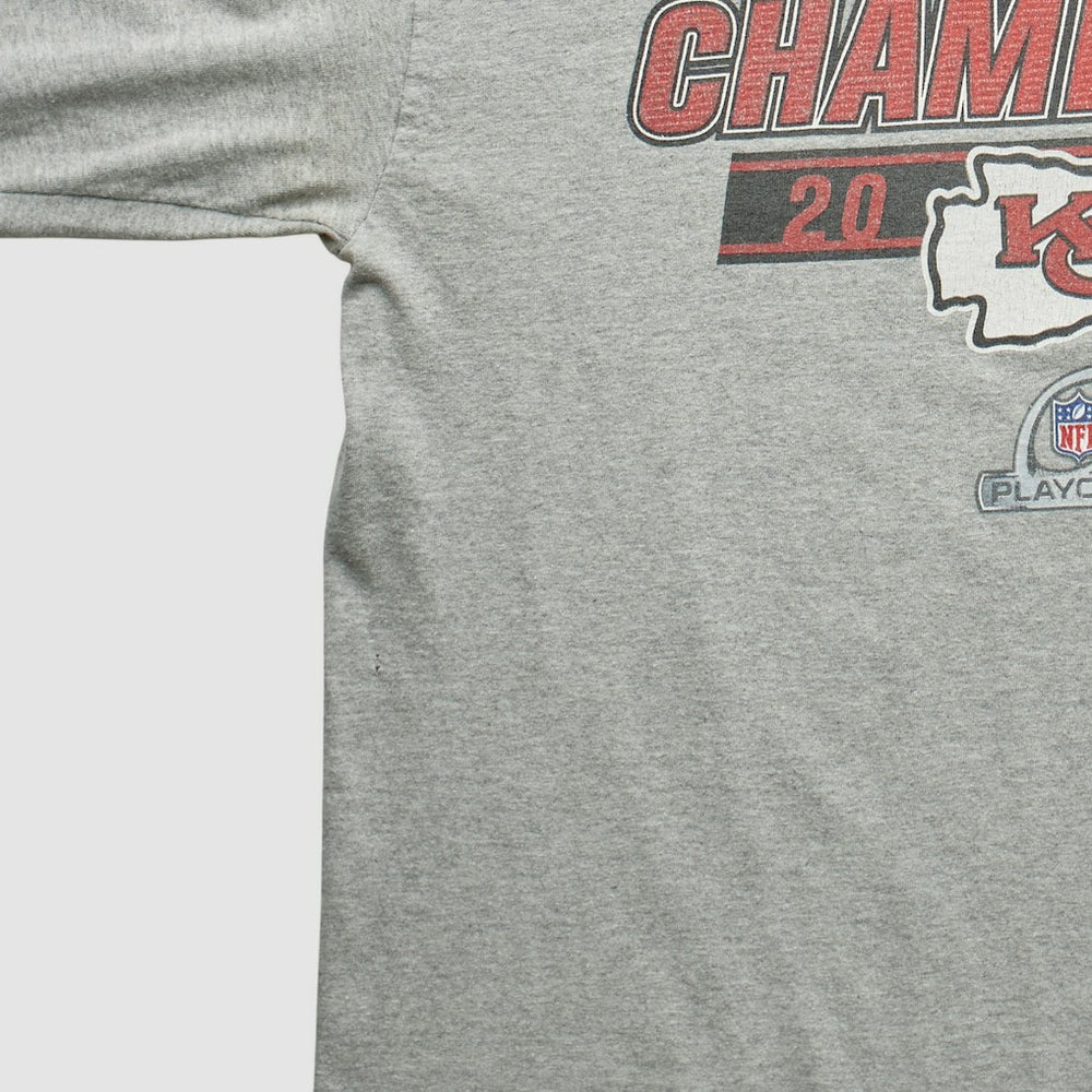 Fanatics Kansas City Chiefs NFL 2010 Long Sleeve T-shirt Heather Gray Vintage