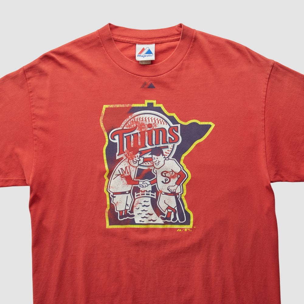 Minnesota Twins Majestic 2010 T-shirt - Red - Vintage - Fanatics Sale