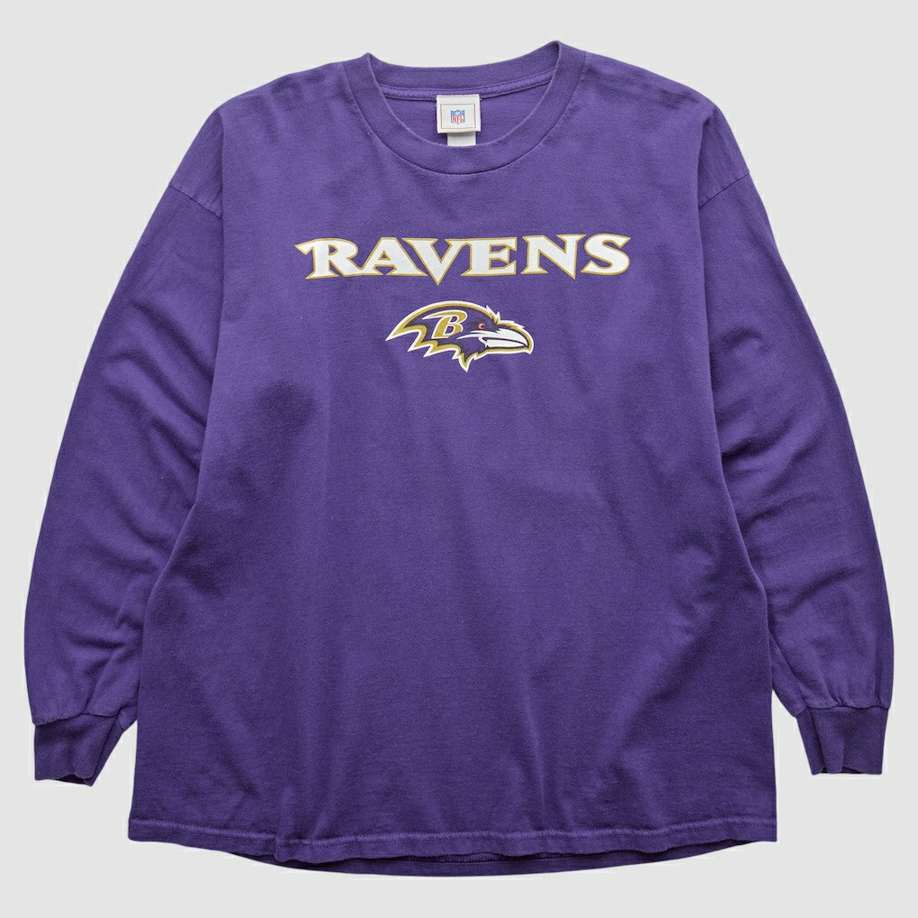 Fanatics Baltimore Ravens NFL 2000s Long Sleeve T-shirt Purple Vintage