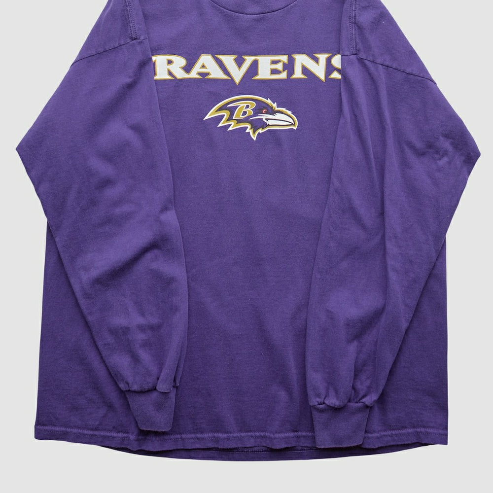 Fanatics Baltimore Ravens NFL 2000s Long Sleeve T-shirt Purple Vintage