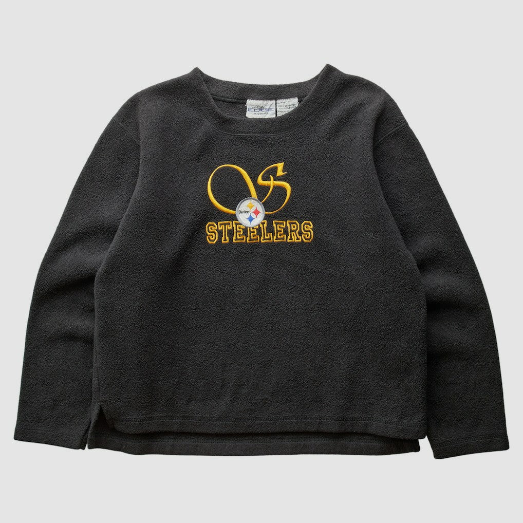 Fanatics Pittsburgh Steelers Pro Edge 2000s Pullover Sweatshirt Black Vintage