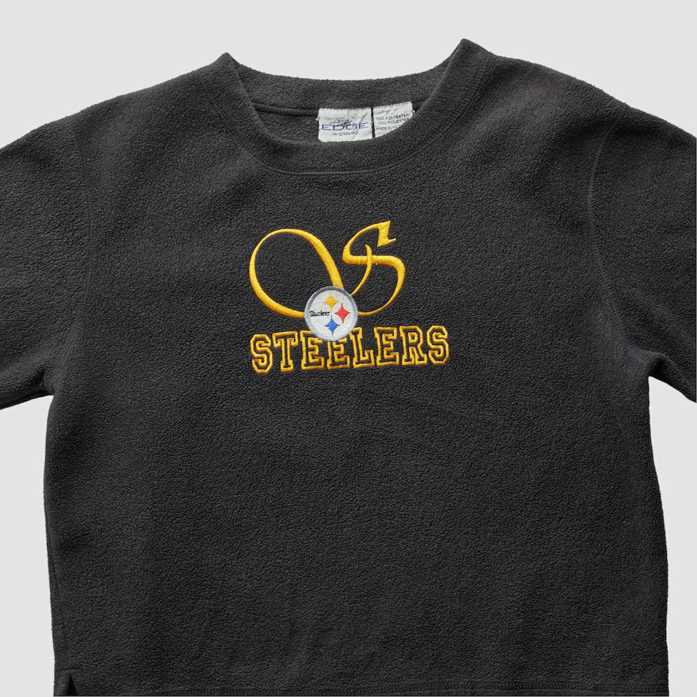 Fanatics Pittsburgh Steelers Pro Edge 2000s Pullover Sweatshirt Black Vintage
