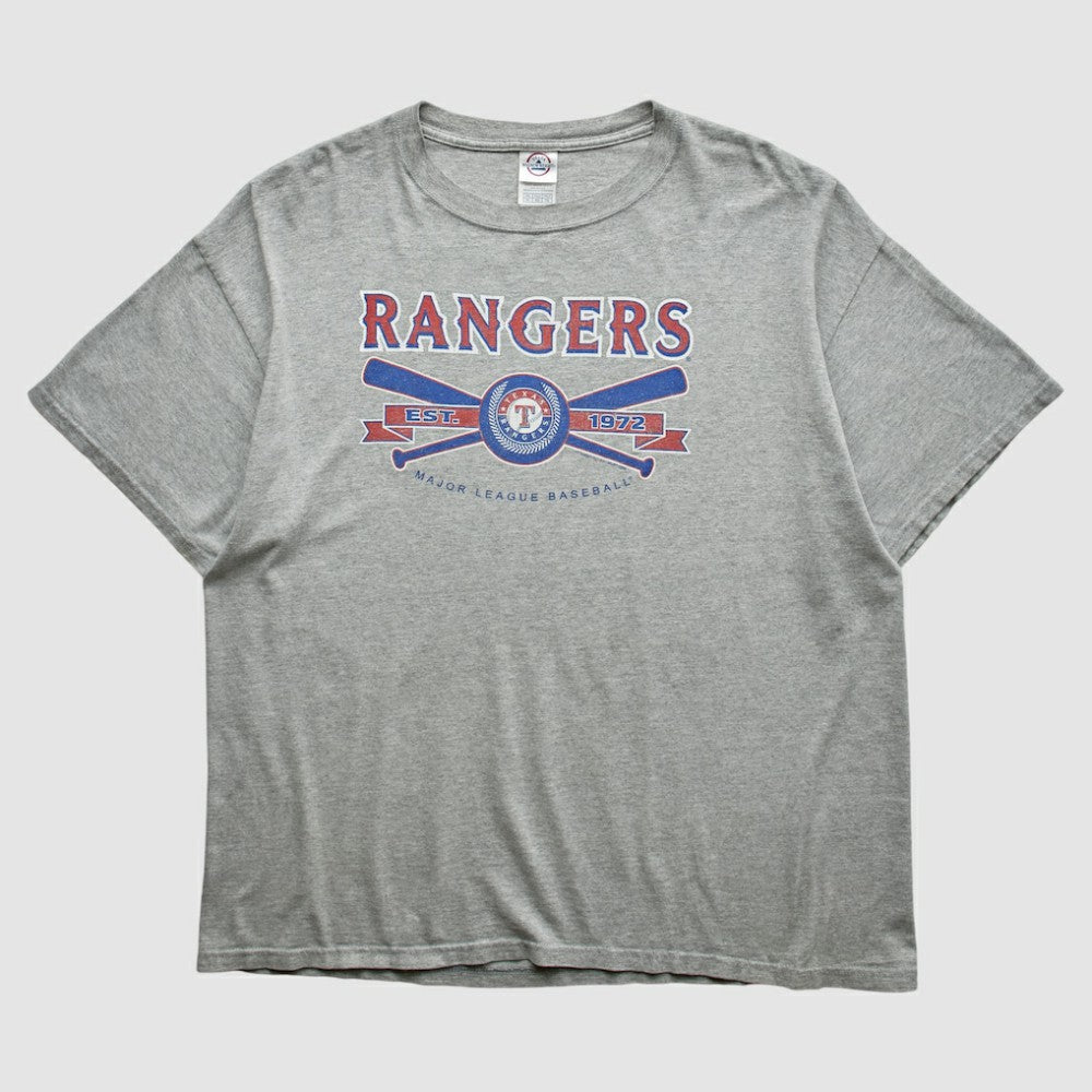 Texas Rangers Delta 2000s T-shirt - Heather Gray - Vintage - Fanatics Lifestyle