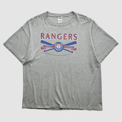 Texas Rangers Delta 2000s T-shirt - Heather Gray - Vintage - Fanatics Lifestyle