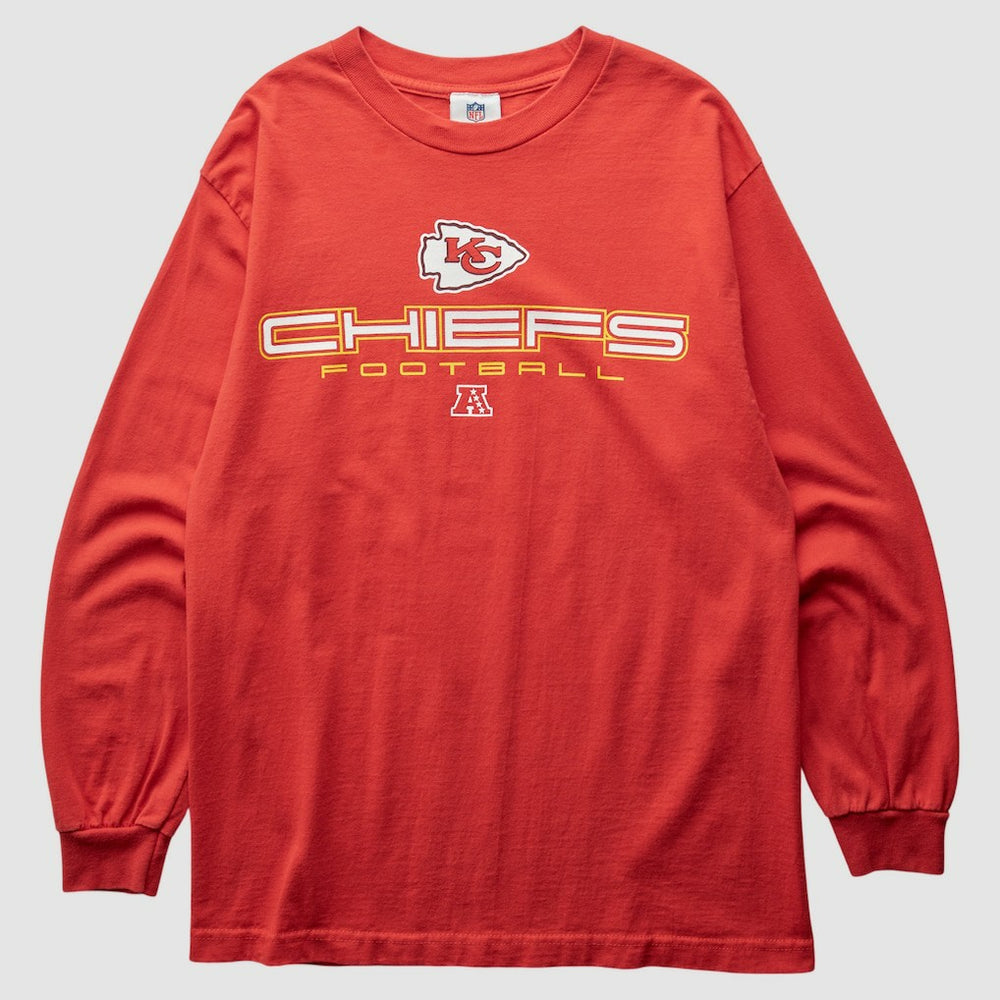 Fanatics Kansas City Chiefs NFL 2000s Long Sleeve T-shirt Red Vintage