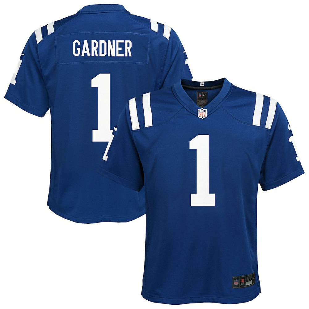 Nike Ahmad Sauce Gardner Indianapolis Colts Youth Home Game Jersey Blue