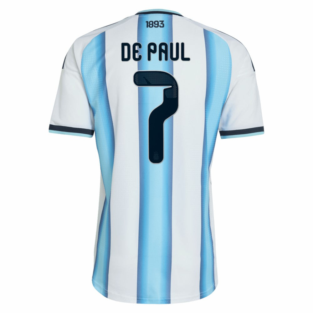 Rodrigo De Paul Argentina National Team 2026 Home Jersey White - Adidas sale