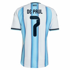 Rodrigo De Paul Argentina National Team 2026 Home Jersey White - Adidas sale