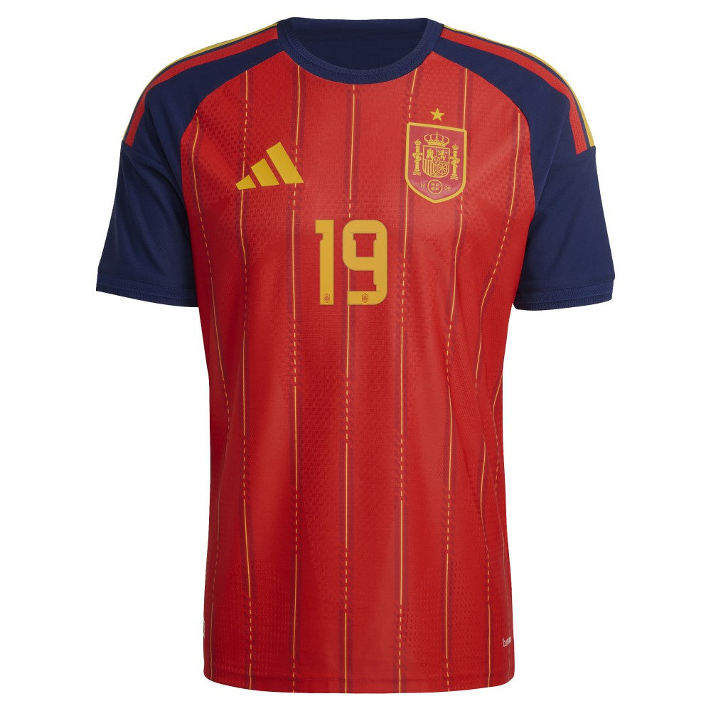Lamine Yamal Spain National Team 2026 Home Jersey Red - Adidas for sale