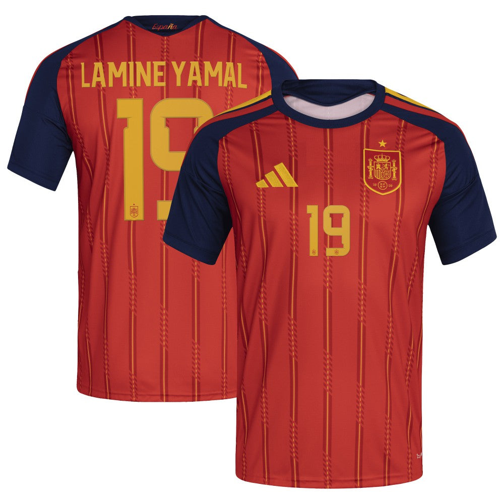 Lamine Yamal Spain National Team 2026 Home Replica Jersey Red - Adidas sale
