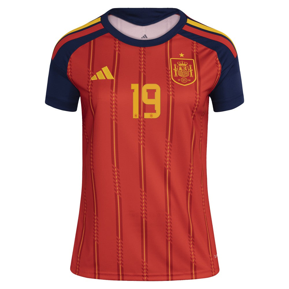 Lamine Yamal Spain National Team Women's 2026 Home Replica Jersey Red - Adidas for sale
