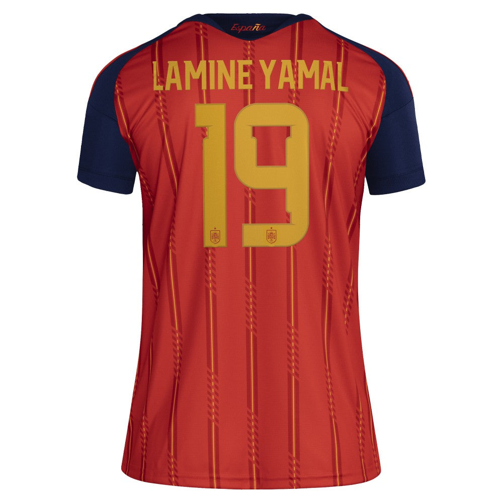 Lamine Yamal Spain National Team Women's 2026 Home Replica Jersey Red - Adidas for sale