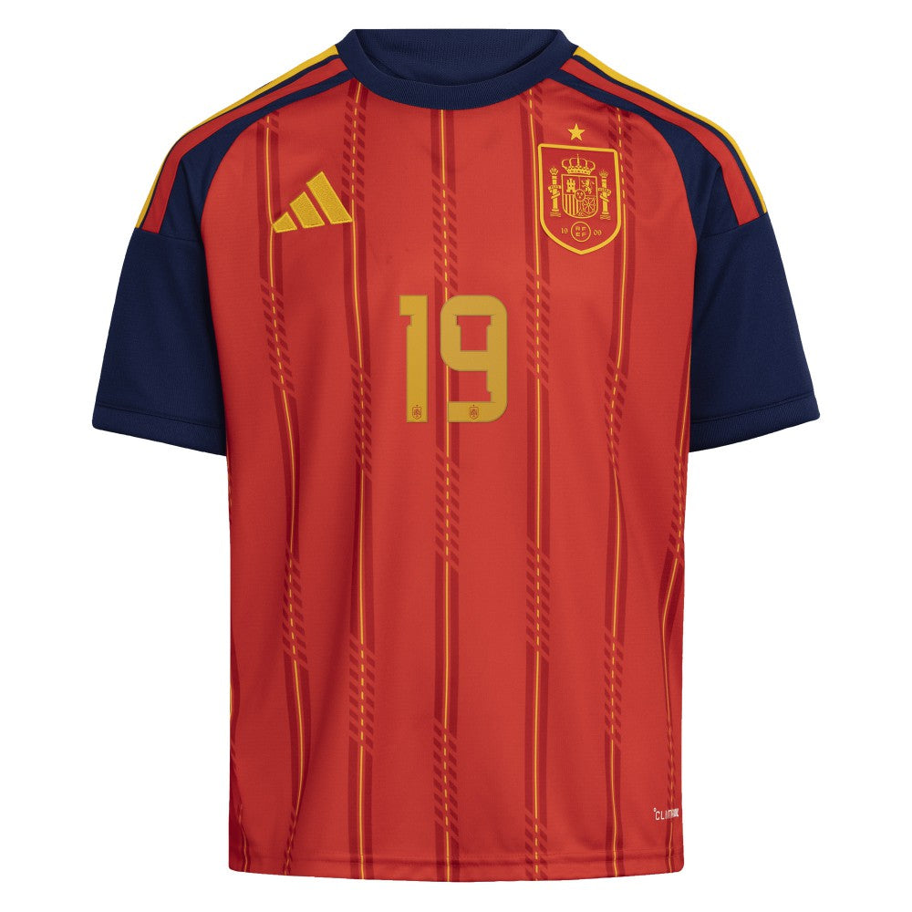 Lamine Yamal Spain National Team Youth 2026 Home Replica Jersey Red - Adidas outlet