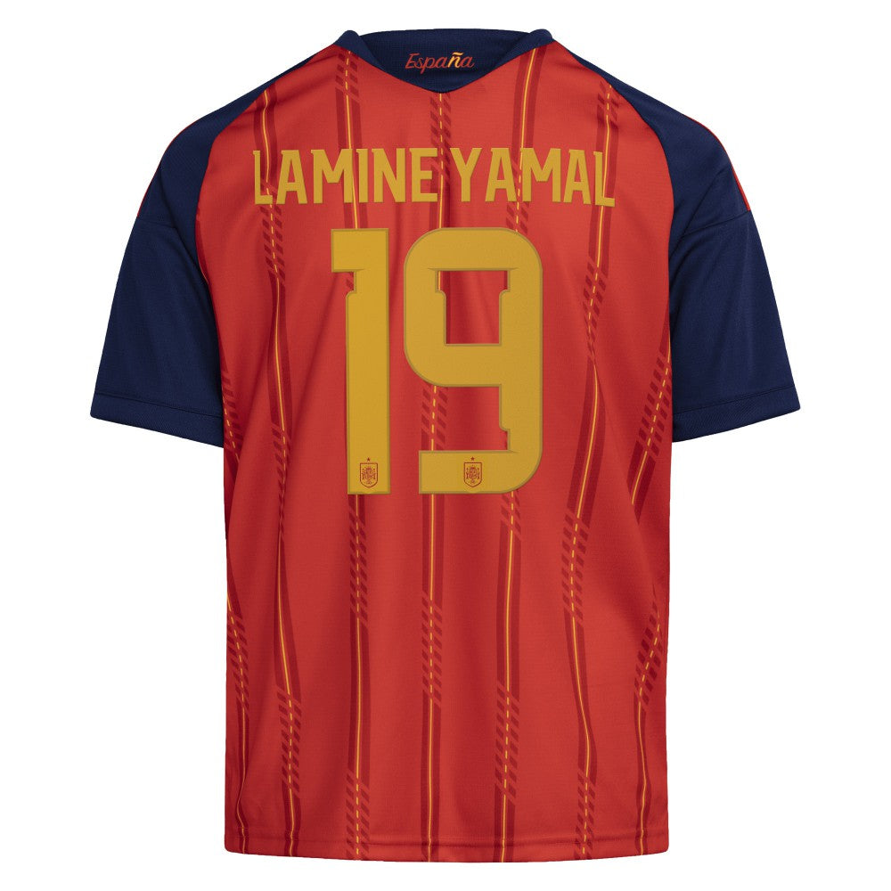 Lamine Yamal Spain National Team Youth 2026 Home Replica Jersey Red - Adidas outlet