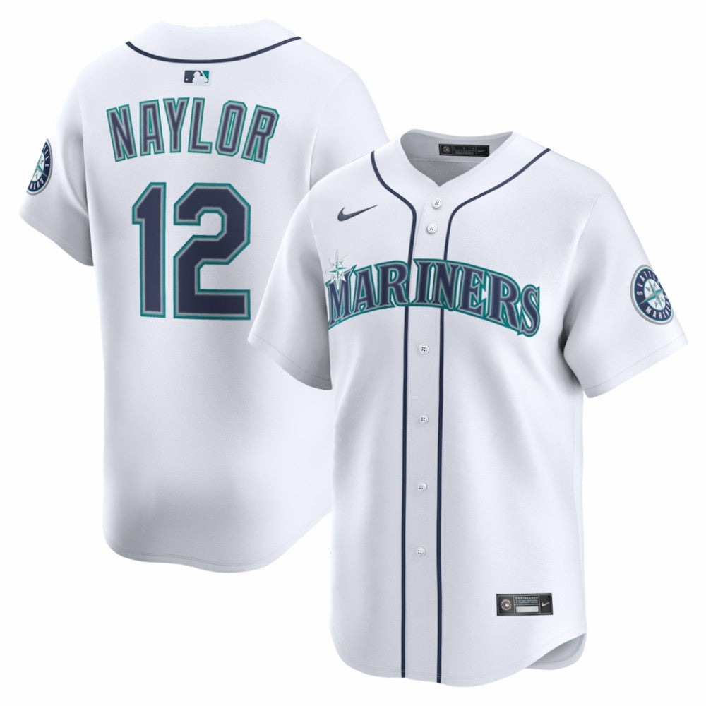 Josh Naylor Seattle Mariners Nike Home Limited Jersey - White - Nike Discount