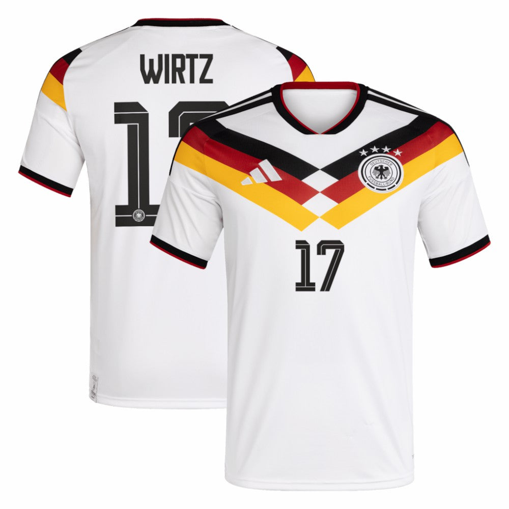 Florian Wirtz Germany National Team 2026 Home Replica Jersey White - Adidas