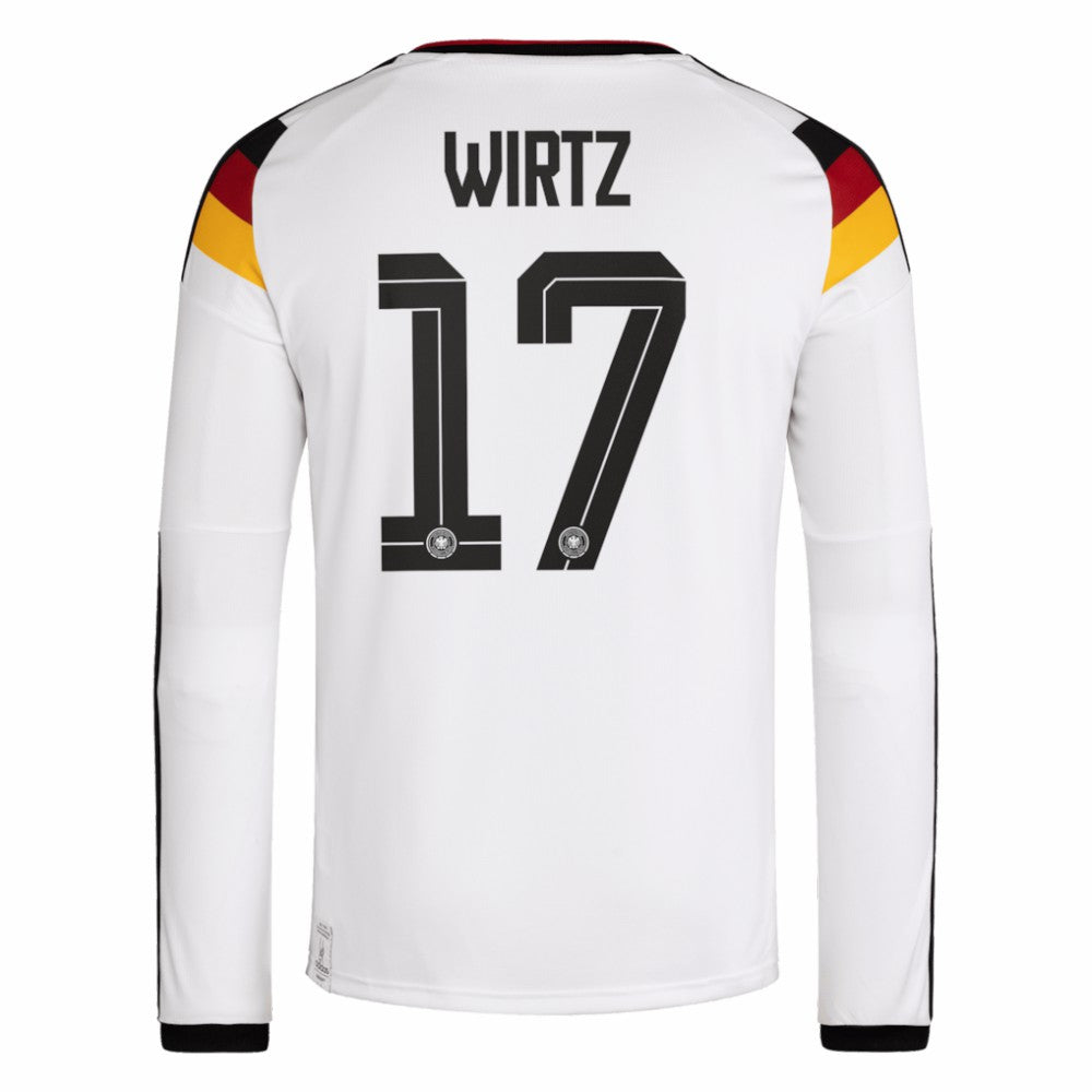 Florian Wirtz Germany National Team 2026 Home Replica Long Sleeve Jersey White - Adidas outlet