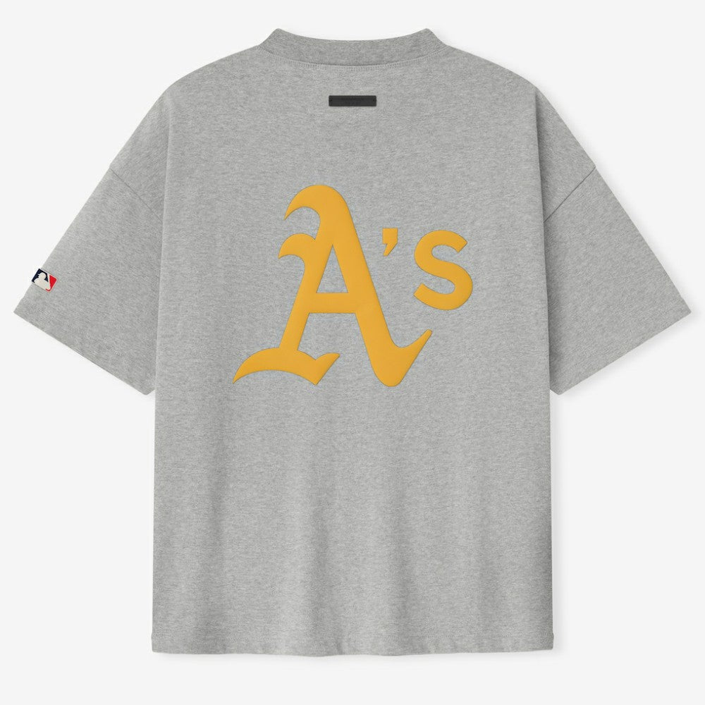 Athletics Fear of God x MLB Unisex 90's T-Shirt - Heather Gray - MLB Discount