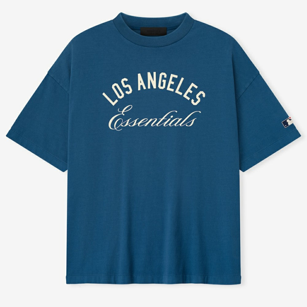 Los Angeles Dodgers Fear of God x MLB Unisex 90's T-Shirt - Blue - MLB Lifestyle