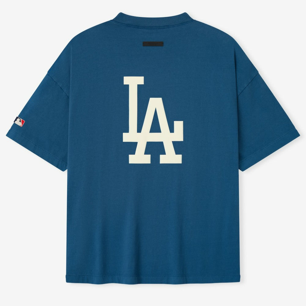 Los Angeles Dodgers Fear of God x MLB Unisex 90's T-Shirt - Blue - MLB Lifestyle