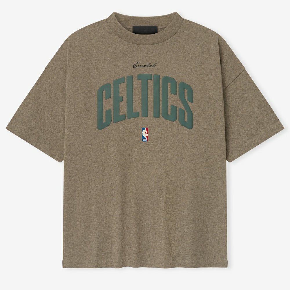 Boston Celtics Fear of God x NBA Unisex 90's T-Shirt Heather Gray