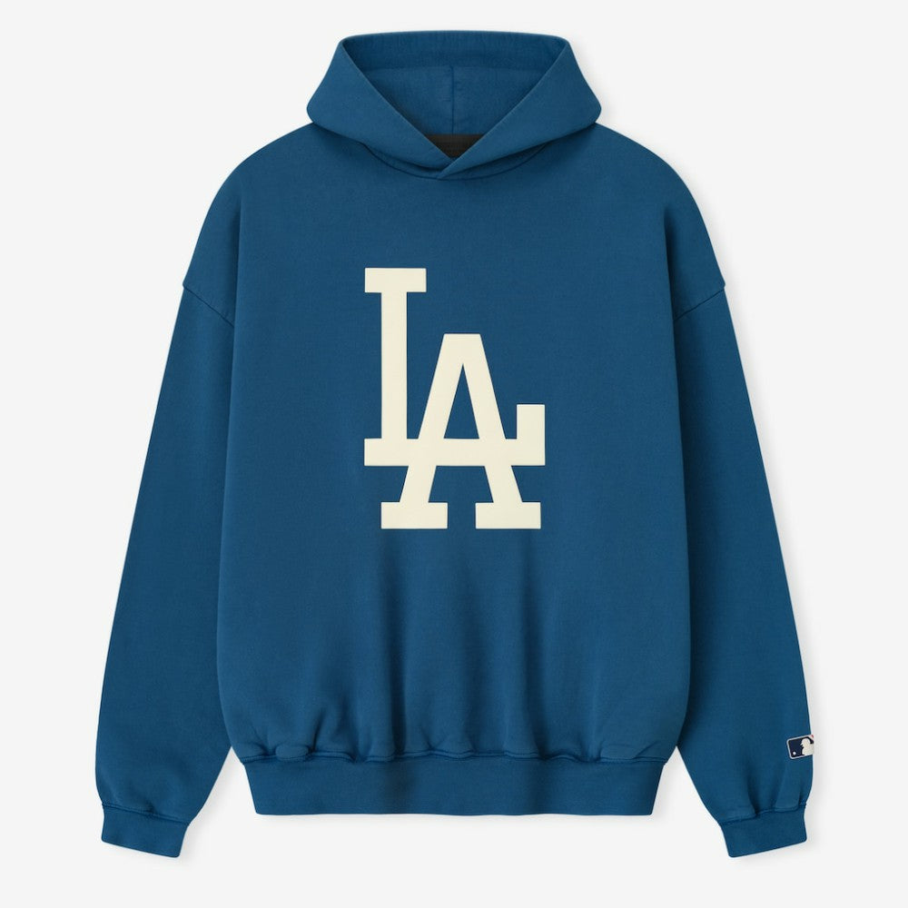 Los Angeles Dodgers Fear of God x MLB Unisex Sport Hoodie - Blue - MLB Discount