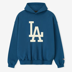 Los Angeles Dodgers Fear of God x MLB Unisex Sport Hoodie - Blue - MLB Discount