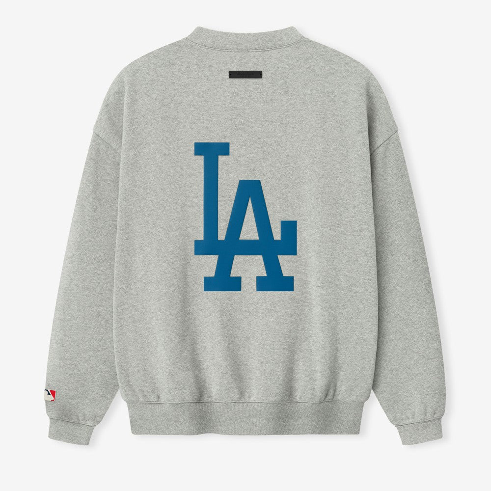 Los Angeles Dodgers Fear of God x MLB Unisex Sport Sweatshirt - Heather Gray - MLB Discount