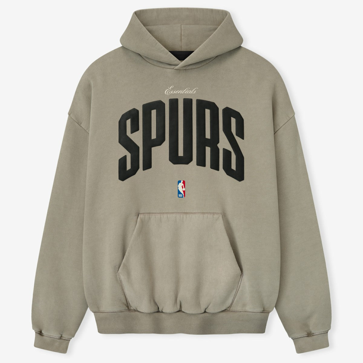 San Antonio Spurs Fear of God x NBA Unisex 90's Hoodie Gray