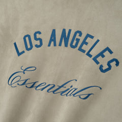 Los Angeles Dodgers Fear of God x MLB Unisex Modern Suede Half-Zip Jacket - Gray - MLB Online
