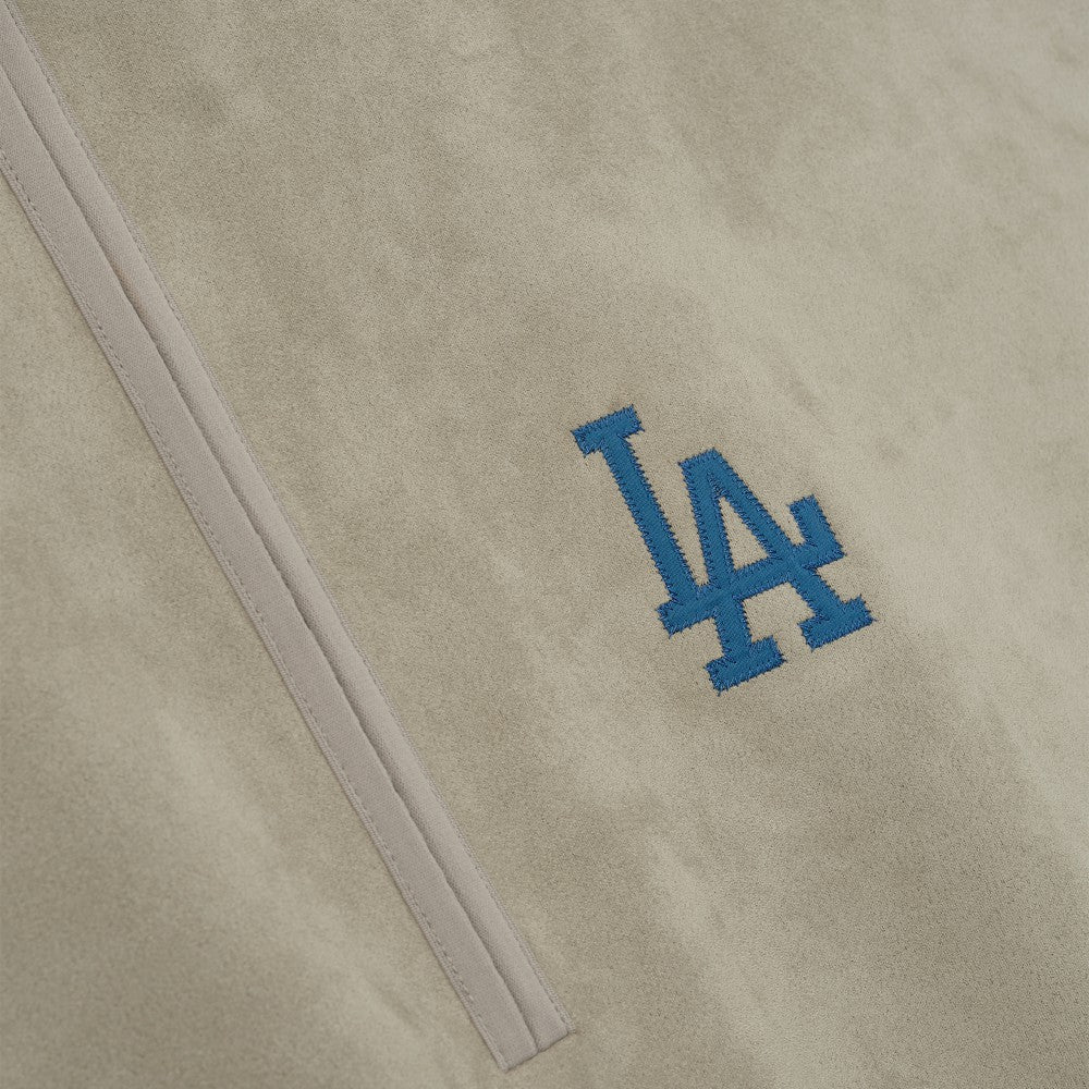Los Angeles Dodgers Fear of God x MLB Unisex Modern Suede Half-Zip Jacket - Gray - MLB Online