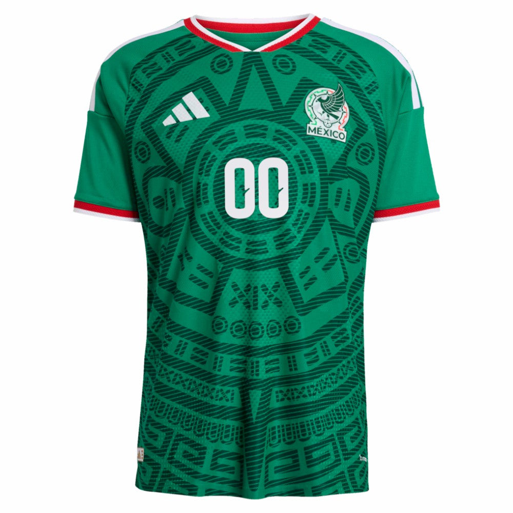 Mexico National Team 2026 Home Custom Jersey Green - Adidas