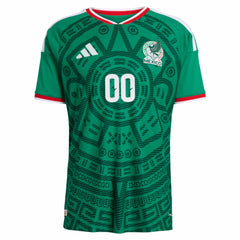 Mexico National Team 2026 Home Custom Jersey Green - Adidas