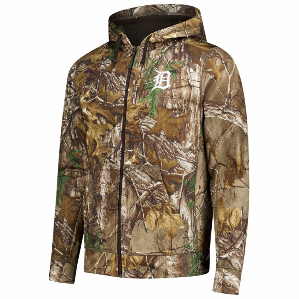 Detroit Tigers Dunbrooke Trophy Realtree Full-Zip Hoodie - Camo - MLB Sale