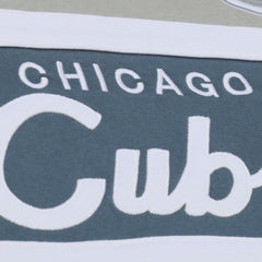 Chicago Cubs Mitchell & Ness Cooperstown Collection Thunderstorm Head Coach Hoodie - Gray - Mitchell & Ness on Sale