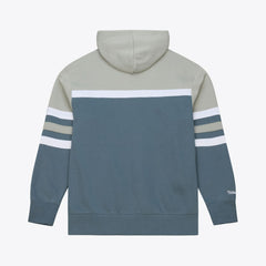 New York Yankees Mitchell & Ness Cooperstown Collection Thunderstorm Head Coach Hoodie - Gray - Mitchell & Ness on Sale
