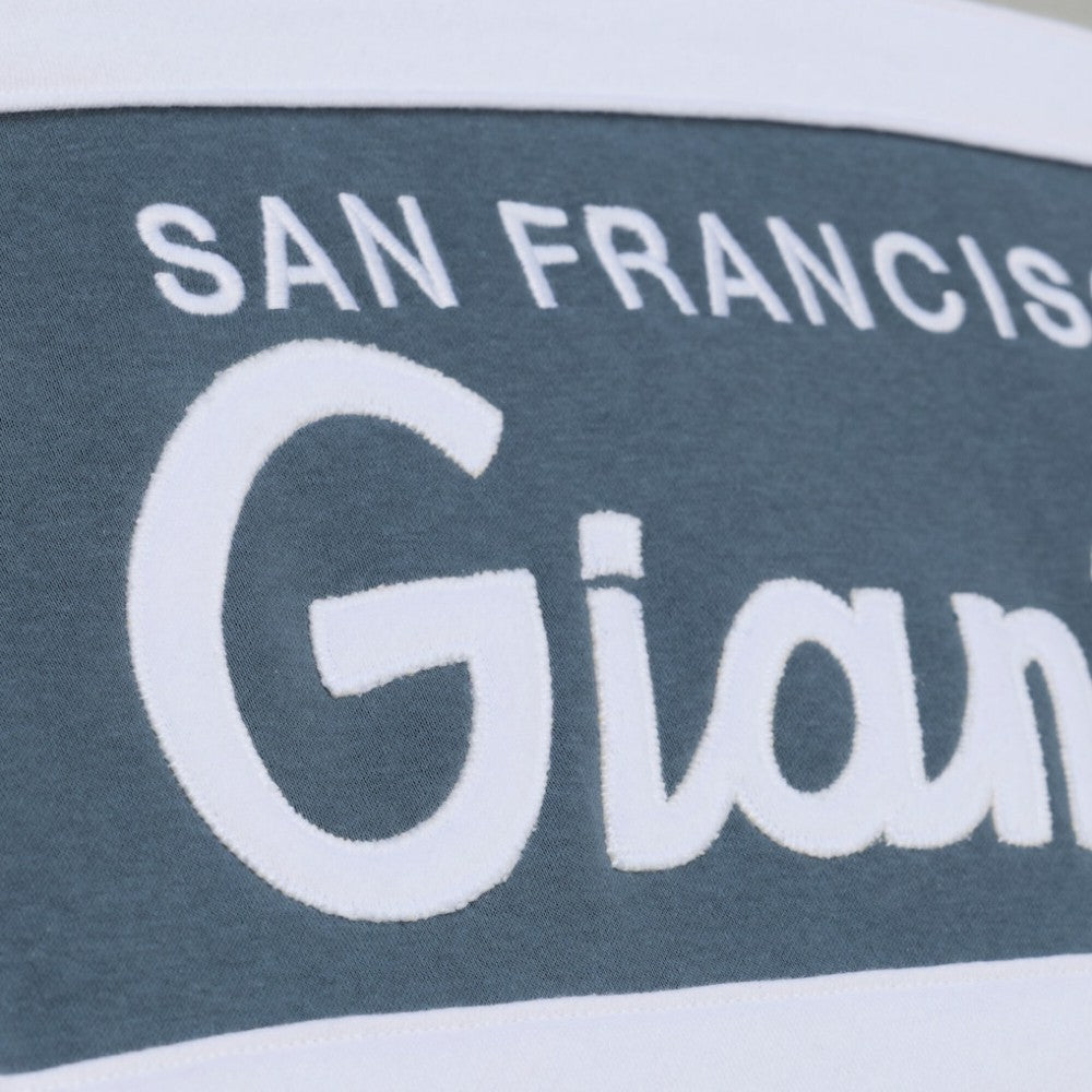 San Francisco Giants Mitchell & Ness Cooperstown Collection Thunderstorm Head Coach Hoodie - Gray - Mitchell & Ness Discount
