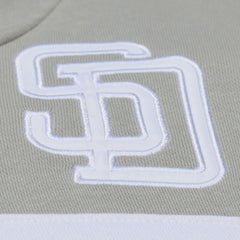 San Diego Padres Mitchell & Ness Cooperstown Collection Thunderstorm Head Coach Hoodie - Gray - Mitchell & Ness Sale