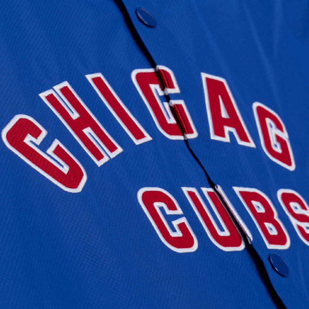 Chicago Cubs Mitchell & Ness Full-Snap Hooded Coaches Jacket - Royal - Mitchell & Ness Sale