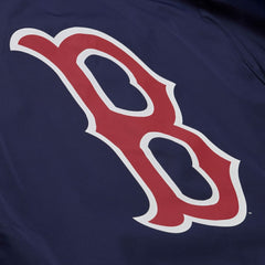 Boston Red Sox Mitchell & Ness Full-Snap Hooded Coaches Jacket - Navy - Mitchell & Ness on Sale