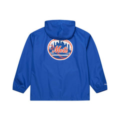 New York Mets Mitchell & Ness Full-Snap Hooded Coaches Jacket - Royal - Mitchell & Ness Sale
