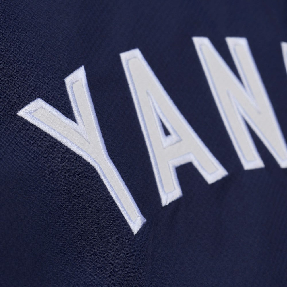 New York Yankees Mitchell & Ness Full-Snap Hooded Coaches Jacket - Navy - Mitchell & Ness on Sale
