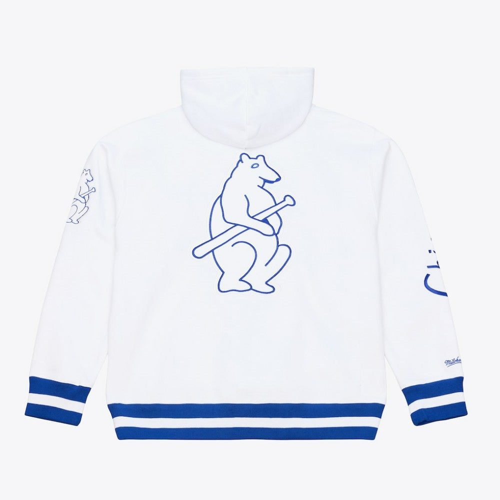 Chicago Cubs Mitchell & Ness Cooperstown Collection Fleece Hoodie - White - Mitchell & Ness Sale