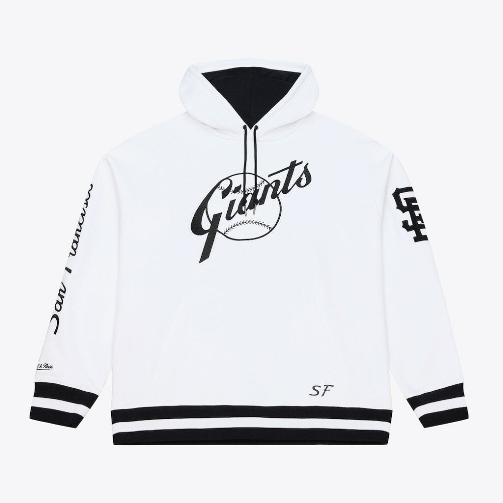 San Francisco Giants Mitchell & Ness Cooperstown Collection Fleece Hoodie - White - Mitchell & Ness Online