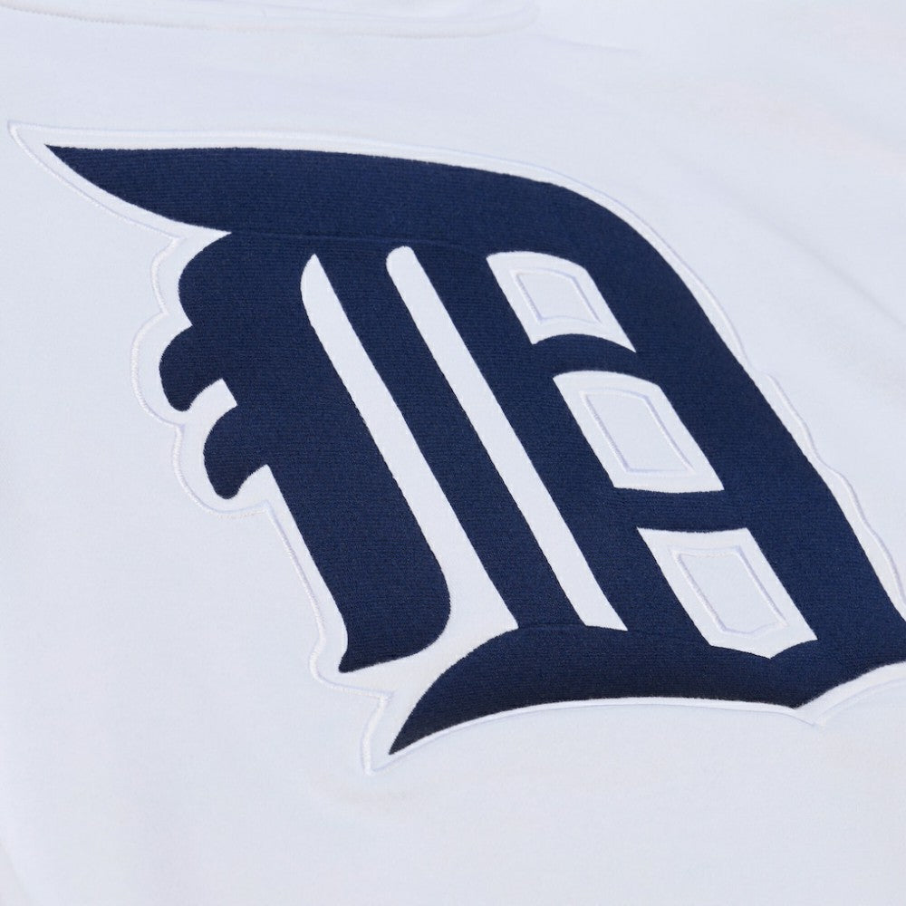 Detroit Tigers Mitchell & Ness Cooperstown Collection Fleece Hoodie - White - Mitchell & Ness Discount