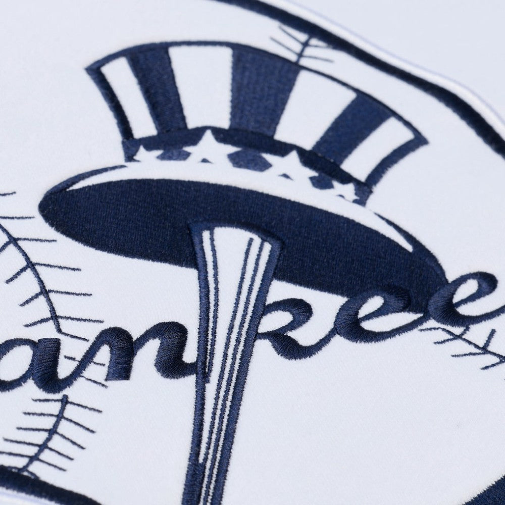 New York Yankees Mitchell & Ness Cooperstown Collection Fleece Hoodie - White - Mitchell & Ness Lifestyle