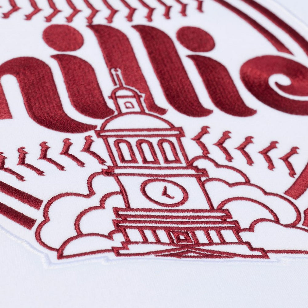 Philadelphia Phillies Mitchell & Ness Cooperstown Collection Fleece Hoodie - White - Mitchell & Ness Sale