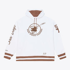 San Diego Padres Mitchell & Ness Cooperstown Collection Fleece Hoodie - White - Mitchell & Ness Sale